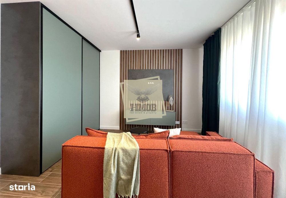 Garsoniera moderna 38 mp utili etajul 1 cu balcon in zona Ciresica