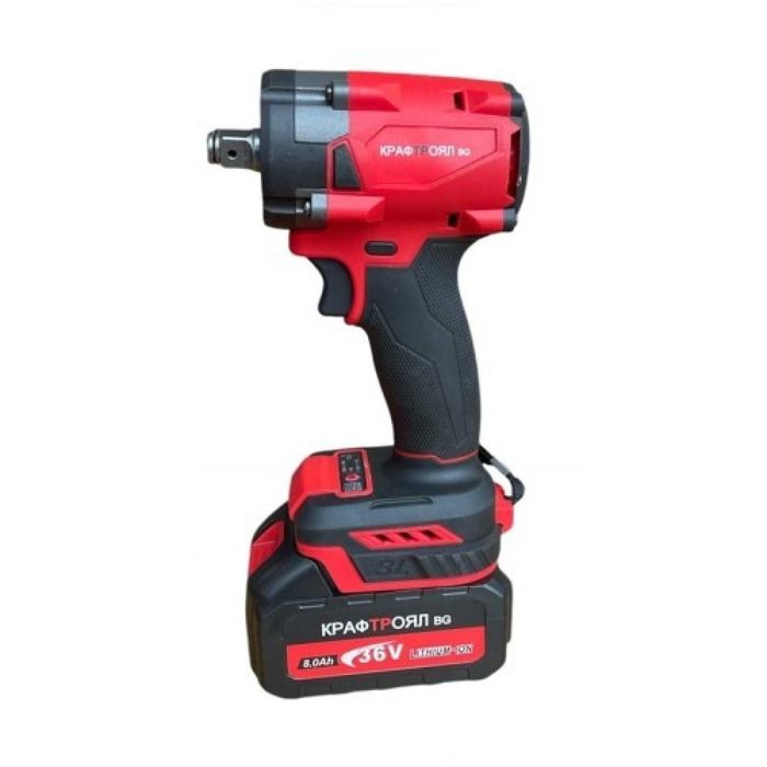 Акумулаторен Ударен Гайковерт 850 Nm 36V 8Ah KraftRoyal Red Pro