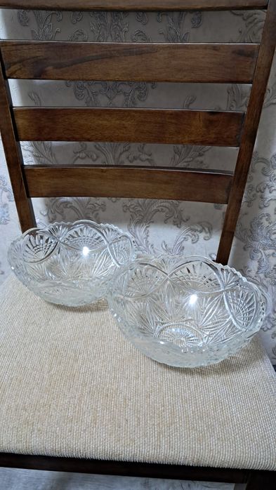 Хрусталь графин салатницы