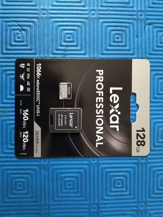 4K карта памет Lexar Professional Micro SDXC 1066x UHS-I V30 U3 A2
