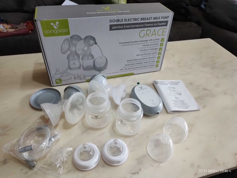 Комплект електрическа помпа и стерилизатор Cangaroo