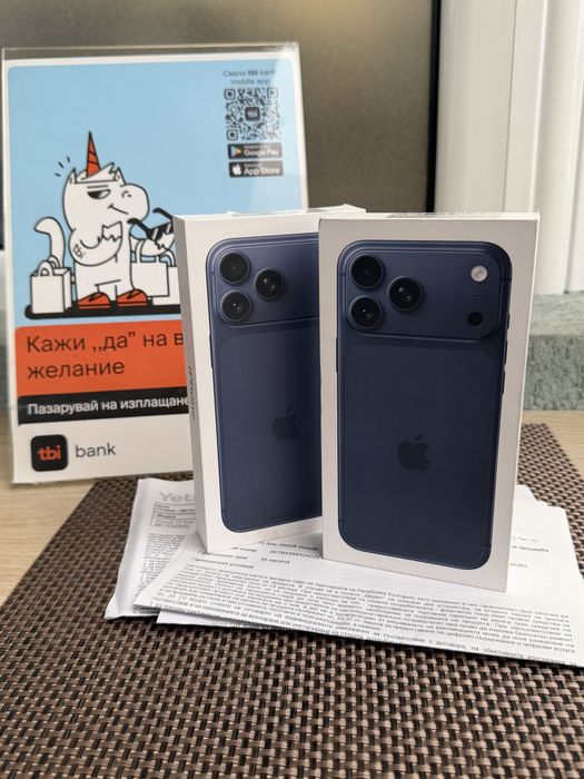 НОВ! 36М ГАР *ЛИЗИНГ* iPhone 17 Pro Max 256Gb Deep Blue