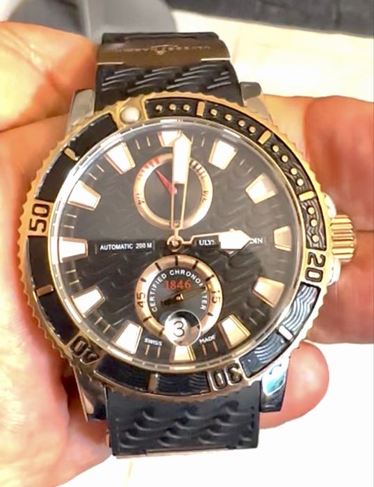 Ulysse Nardin , automatic  , 43 mm , WR 10 atm