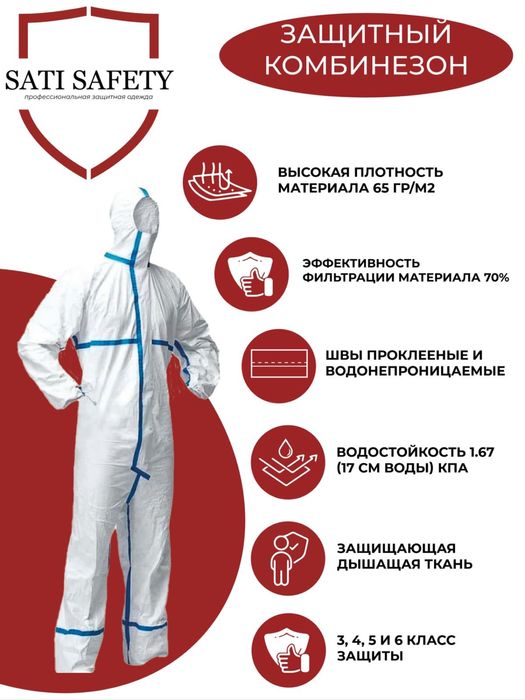Комбинезон одноразовый Оптом