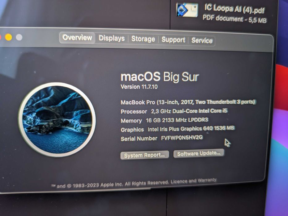 Mac computer laptop / компютър лаптоп 2017