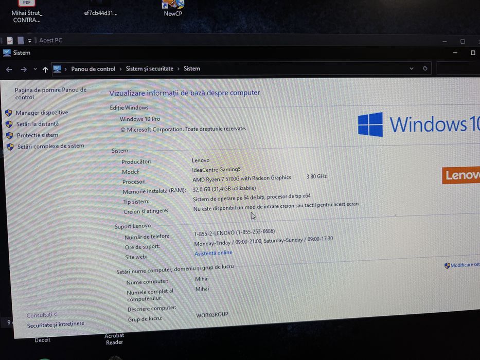 Lenovo IdeaCentre G5  14ACN6 | Ryzen 7 5700G | RTX 3060 12GB