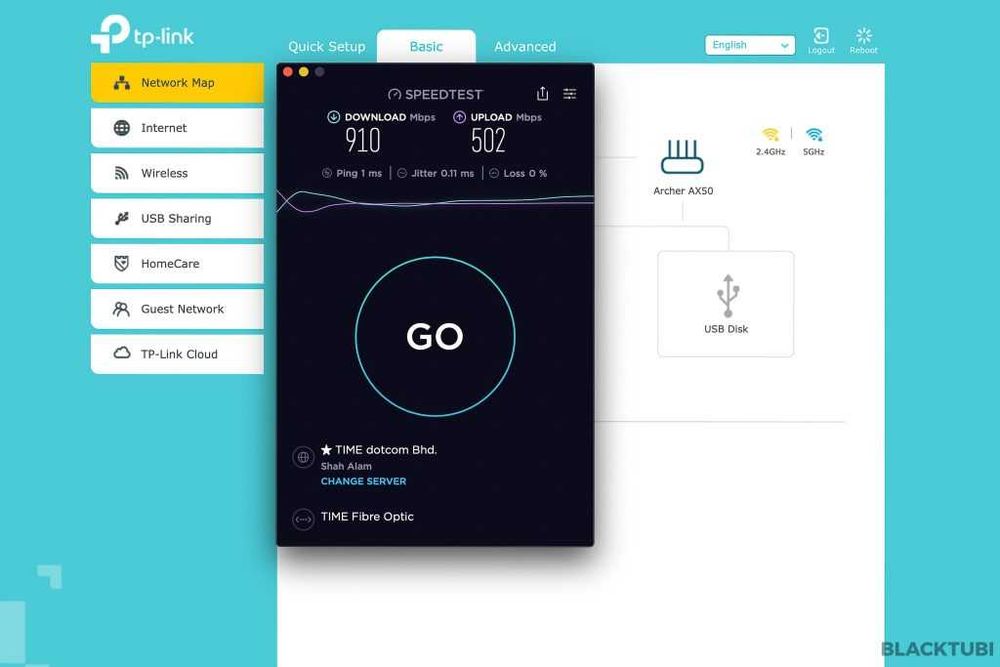 Router WiFi6 Wireless Gigabit TP-LINK Archer AX50, AX3000 Nou Sigilat