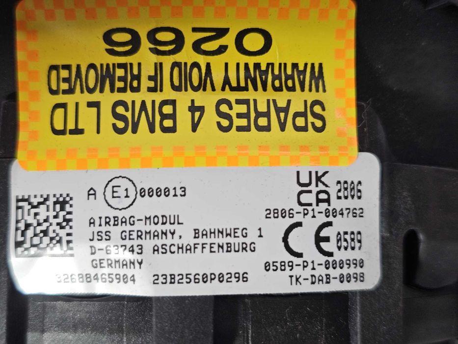 Airbag volan șofer BMW X5 E70 M / X6 E71 2006-2013 2011 3.0d 225kW Cod OEM: 32306884665, 6884665 (5G3)