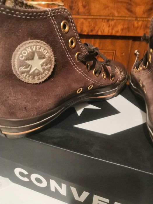 conversi converse all star piele intoarsa