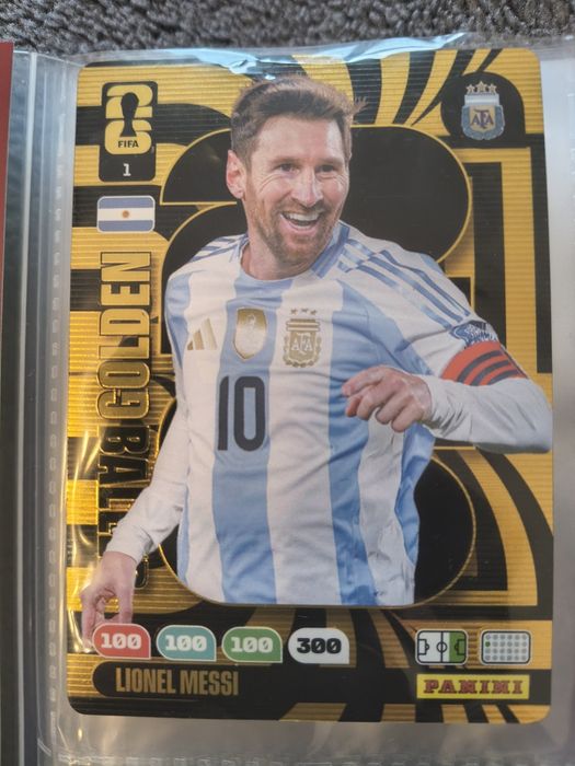 Card Messi Golden boy