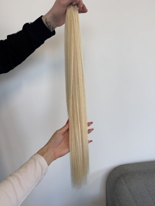 Extensii tape on par rusesc natural 75 cm 120 grame