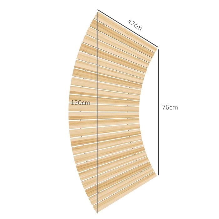 Градинско стъпало Outsunny, устойчиво на атмосферни влияния