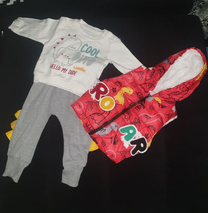 Set 3 piese unisex marimea 68