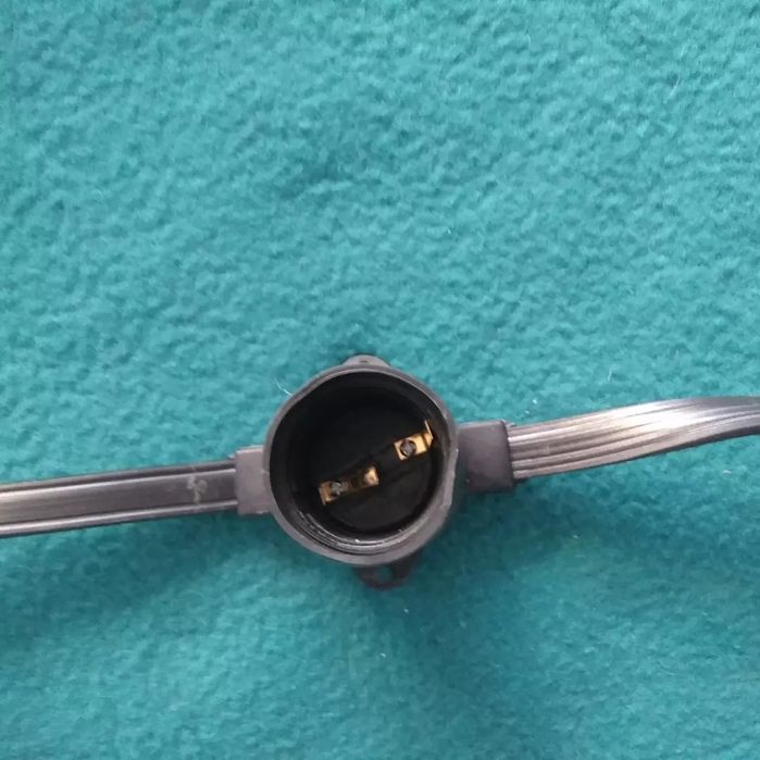 Уличная ретро гирлянда.