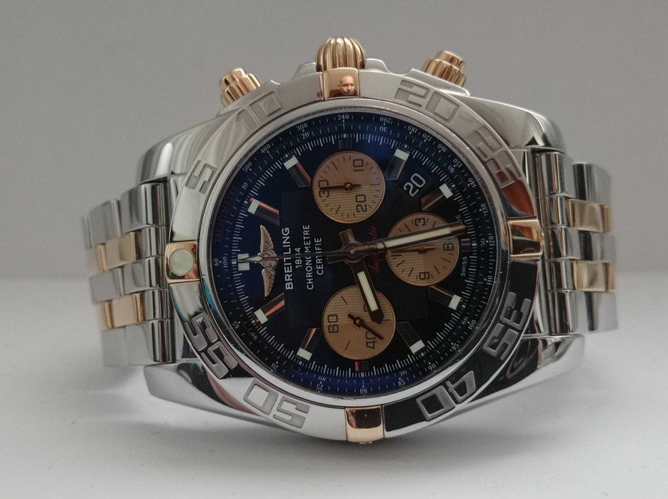 Breitling Chronomat 44 B01 IB0110 18ct rose gold/steel