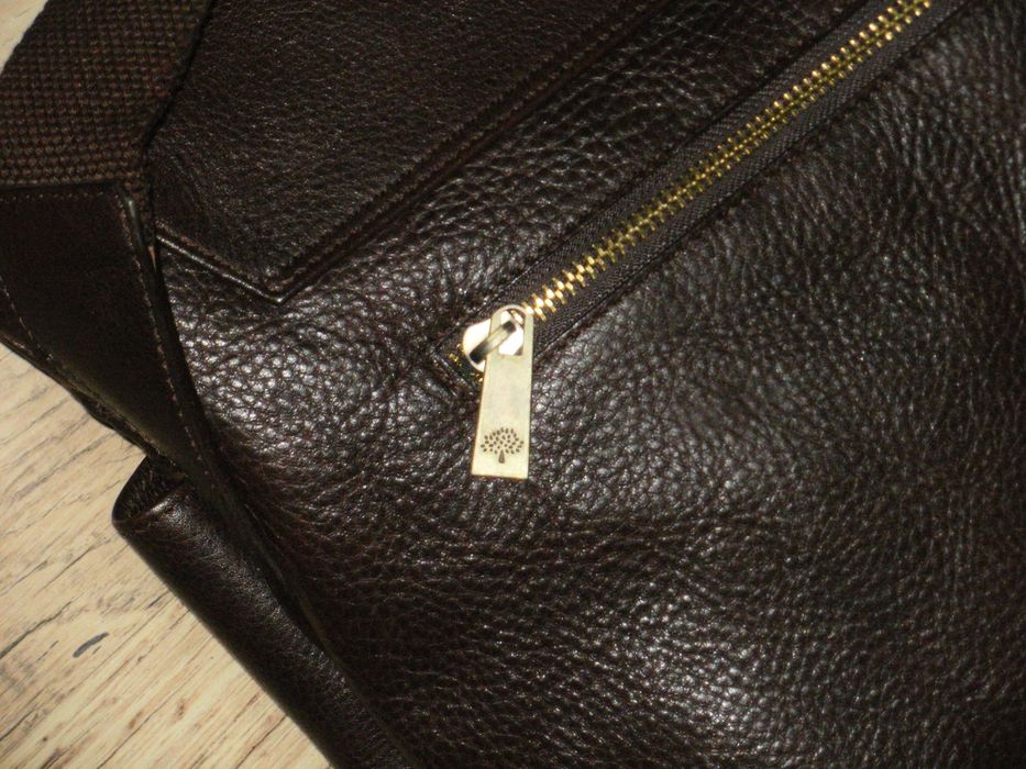 оригинална винтидж бизнес чанта естествена кожа