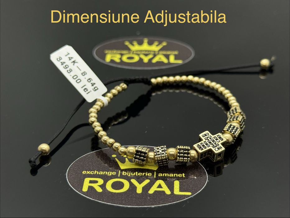 Bijuteria ROYAL : Bratara AUR 14K NOU / 8.64 GR