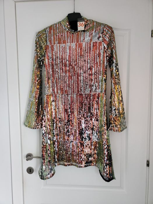 Rochie de ocazie cu paiete glamour