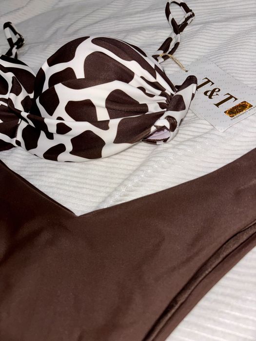 Коричневый купальник