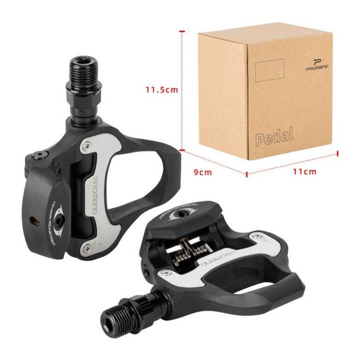 Самозаключващи педали за шосеен велосипед PROMEND, SPD-SL + Парчета