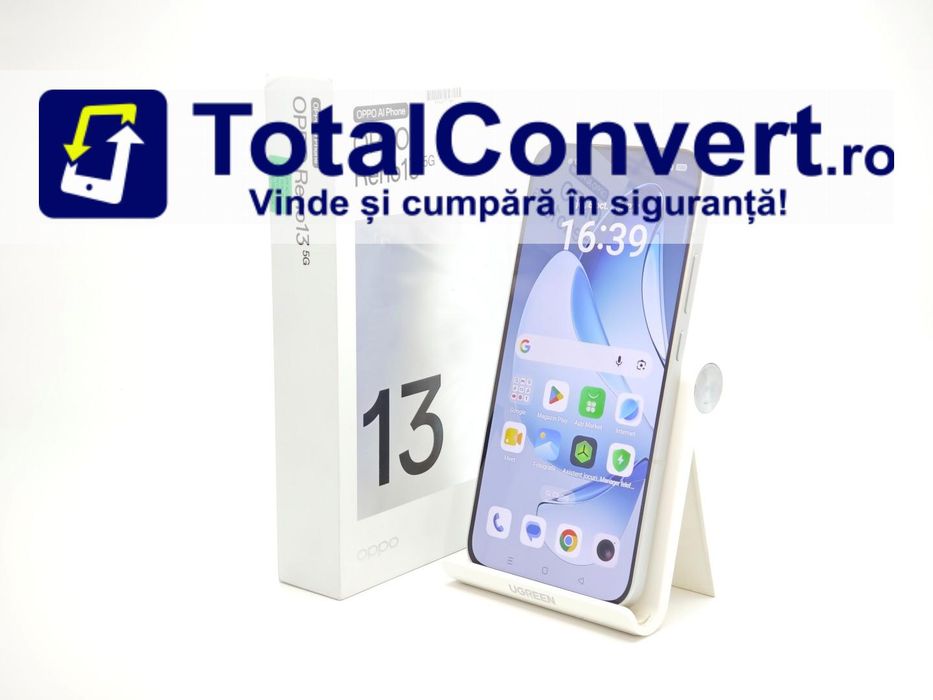 Oppo Reno13 256GB Puma White 12GB Dual SIM, Garantie 24 luni | #R96677