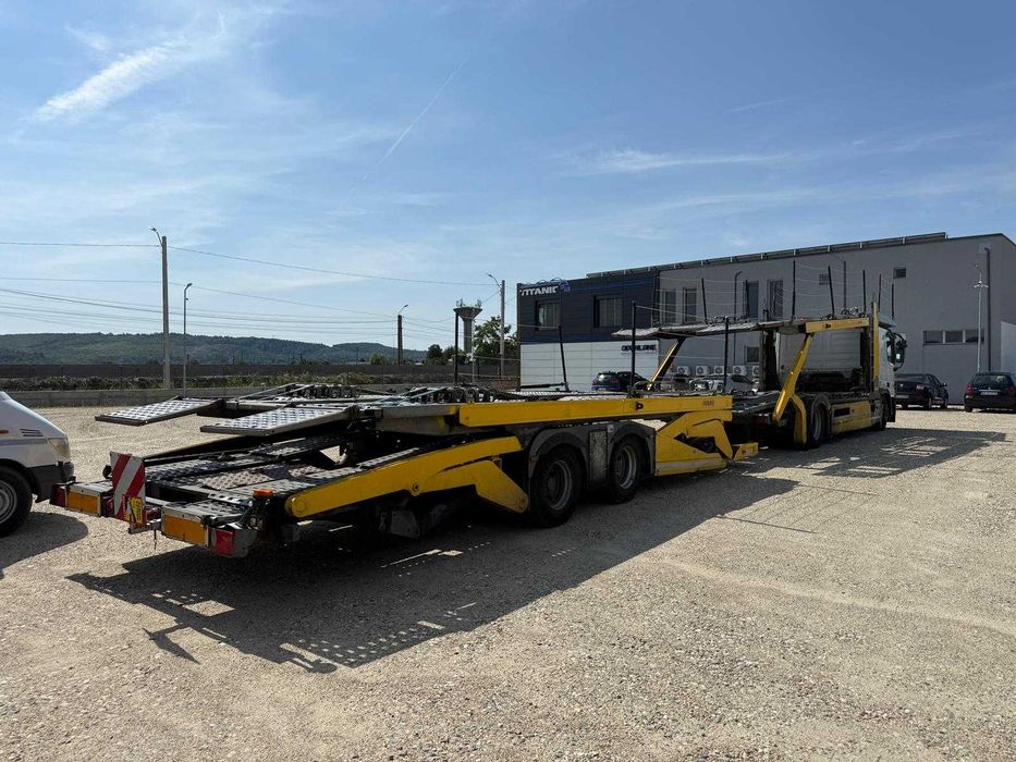 Camion transport auto Mercedes-Benz Actros 1841 2008 + Rolfo Pegasus 09/2008