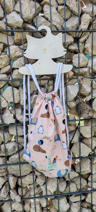 Săculeți grădiniță personalizați cu nume | Handmade