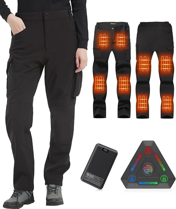 Pantaloni cu incalzire pentru femei ideali pentru ski sau drumetii