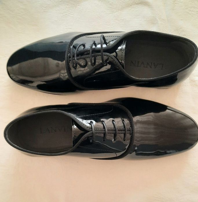 "Lanvin" туфли унисекс, лакированные 38 размер, оригинал