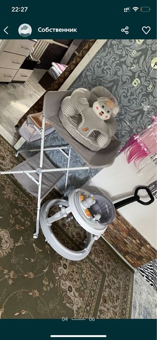 Коляска пеленальный стол ходунки автокресло