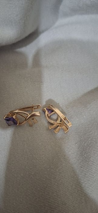Продам золотые серьги союз 585 проба