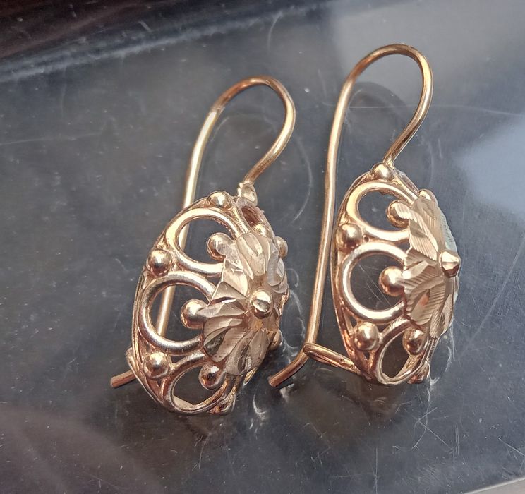 Cercei aur 14k model vechi
