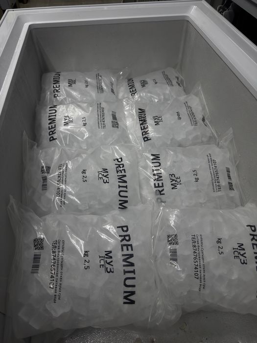 Лёд мұз ice пищевой лёд в стакане