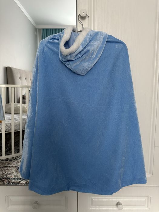 Накидка голубая, наряд для девочек