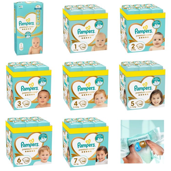 Pampers,Mamia,Little angels, Huggies, Libero, Molfix, Pufies