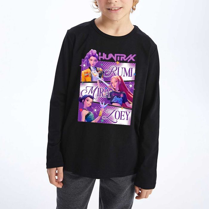 KPOP DEMON HUNTERS HUNTR\X Saja Boys тениска, блуза, суичър, чанта