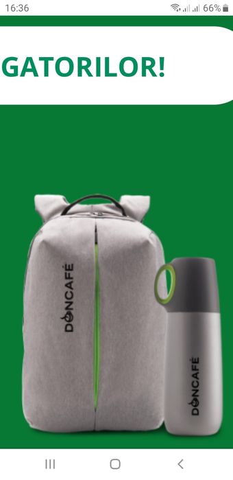 Coffee Kit, rucsac +termos