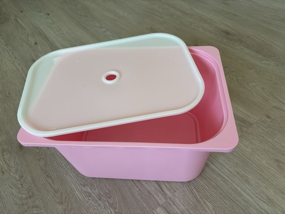 ящик для игрушек Труфаст Икея (с крышкой)