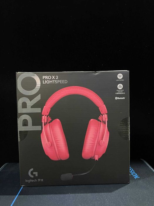 Беспроводные Наушники Logitech Pro X 2 Lightspeed Black / Pink / White