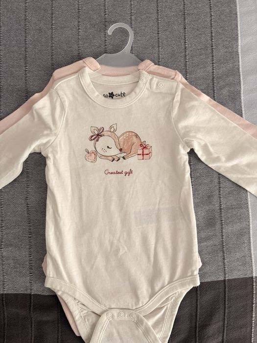 Set 2 body-uri So Cute, noi, marime 92