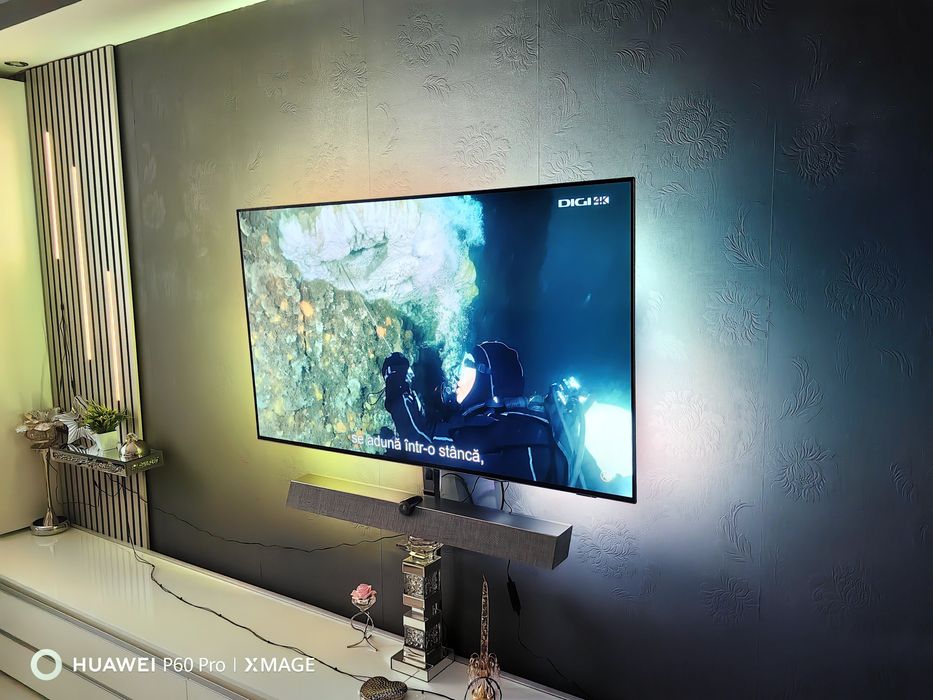 Tv oled 139 cm Phillips, seria 900,garanție 03.2028