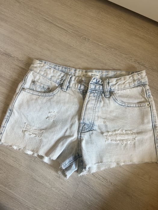 Къси дънкови панталони Pause Bershka Stradivarius