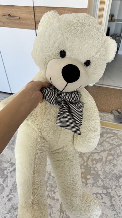 Мишка игрушка белая