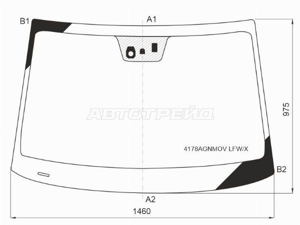 Стекло лобовое Датчик дождя       Hyundai Bayon