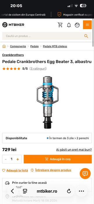 Pedale crankbrothers eggbeater 3