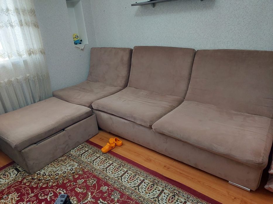 Продам деван кресло пуфик