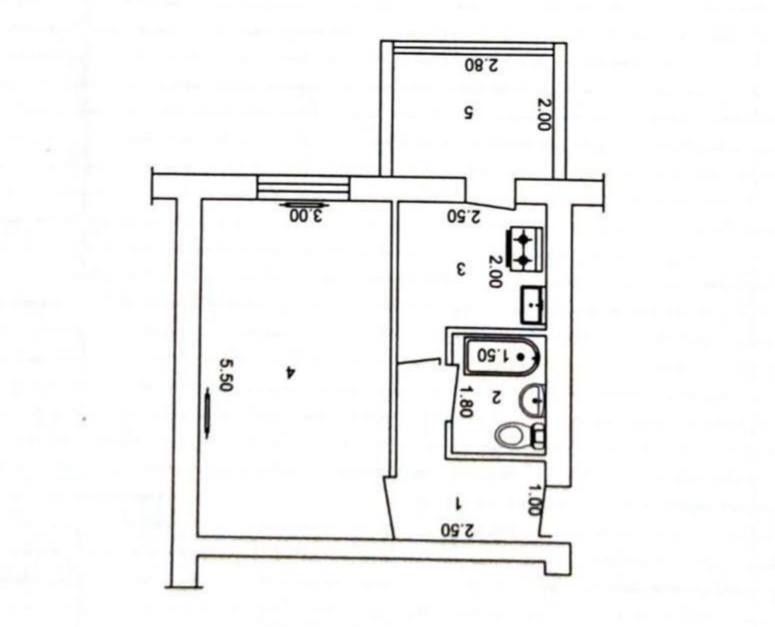 1/3/4 Буюк Ипак Йули 35м2 Балкон 2х3 Военный Госпиталь Инха