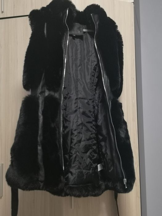 дамски елек еко косъм