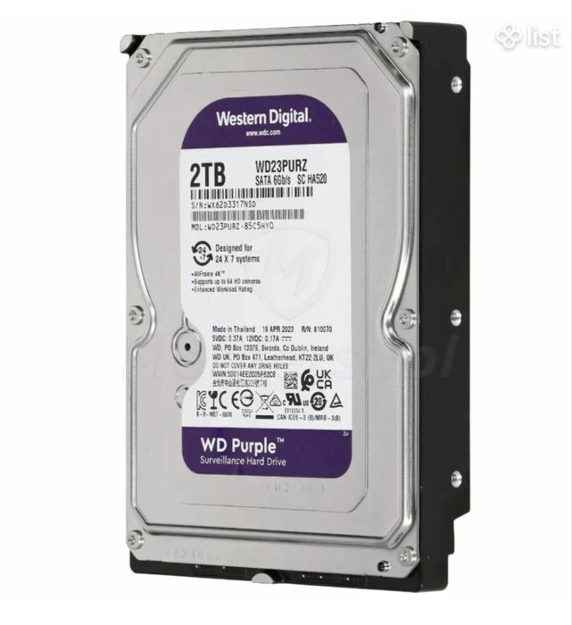 Жесткий диски разного обьема