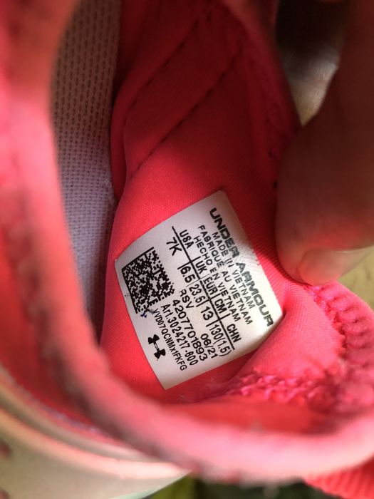 Adidași under armour 23,5 original